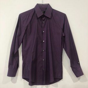 Hugo Boss Purple Button Down